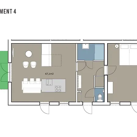 Ferienwohnung Tussen Dijken Hollum  Zimmer foto