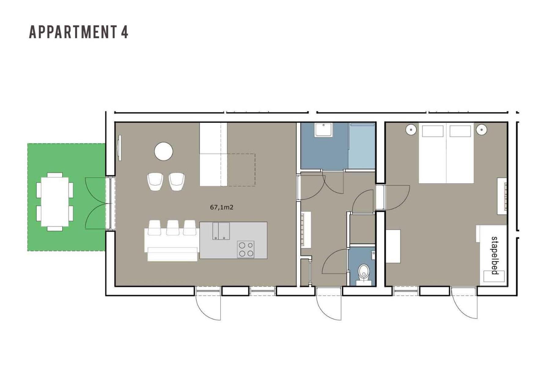 Apartment Tussen Dijken